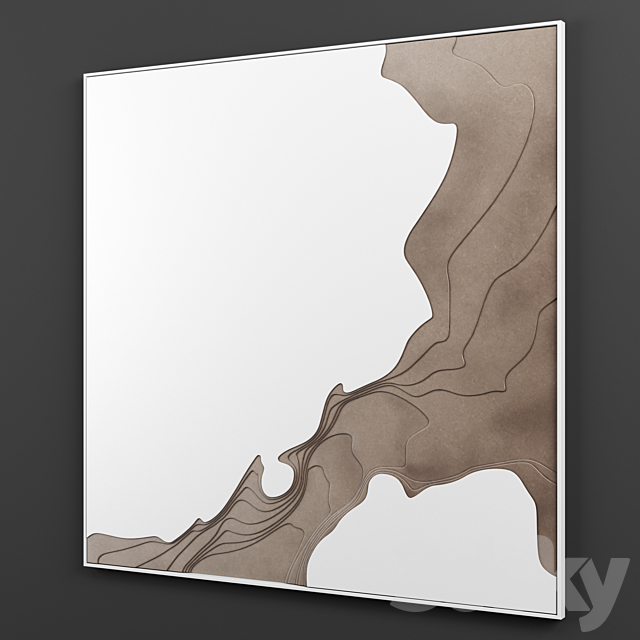 Contour In Acrylic & Bronze by Petr Weigl 3DSMax File - thumbnail 2