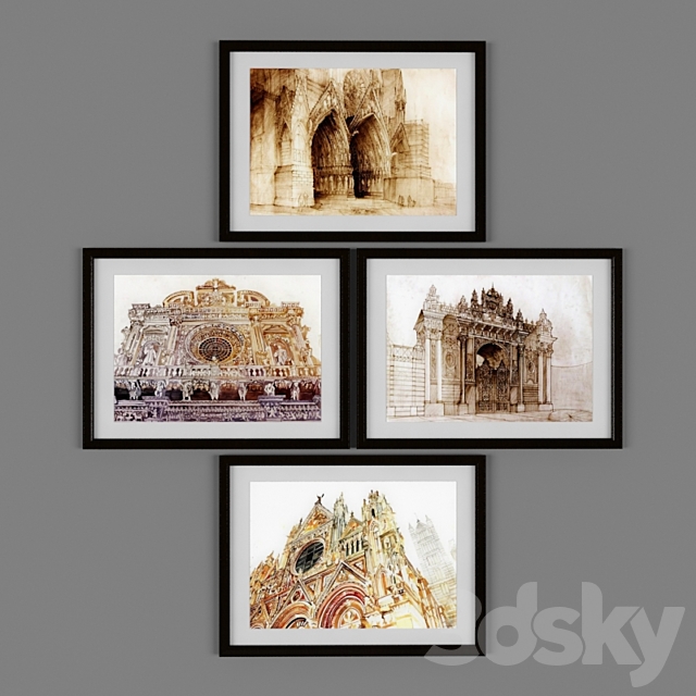 Decor Paintings Frame 3DSMax File - thumbnail 1