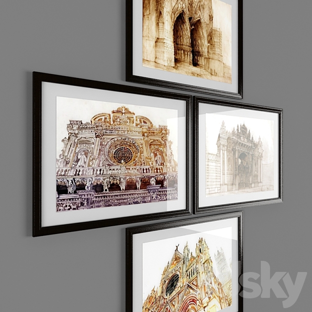 Decor Paintings Frame 3DSMax File - thumbnail 2