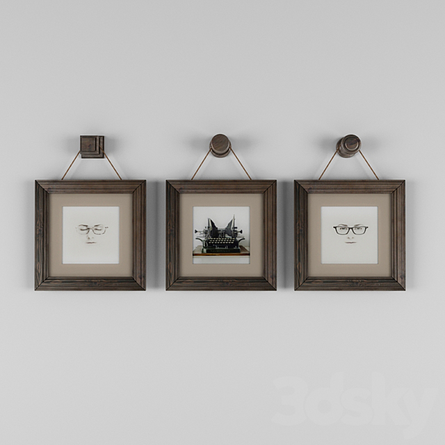 Decorative frames 3DSMax File - thumbnail 1