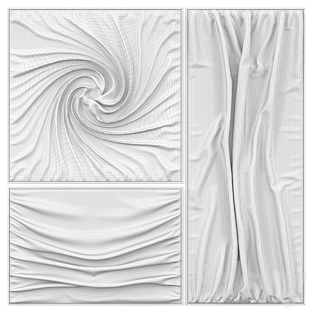 Decorative Gypsum Panel 3DS Max Model - thumbnail 3