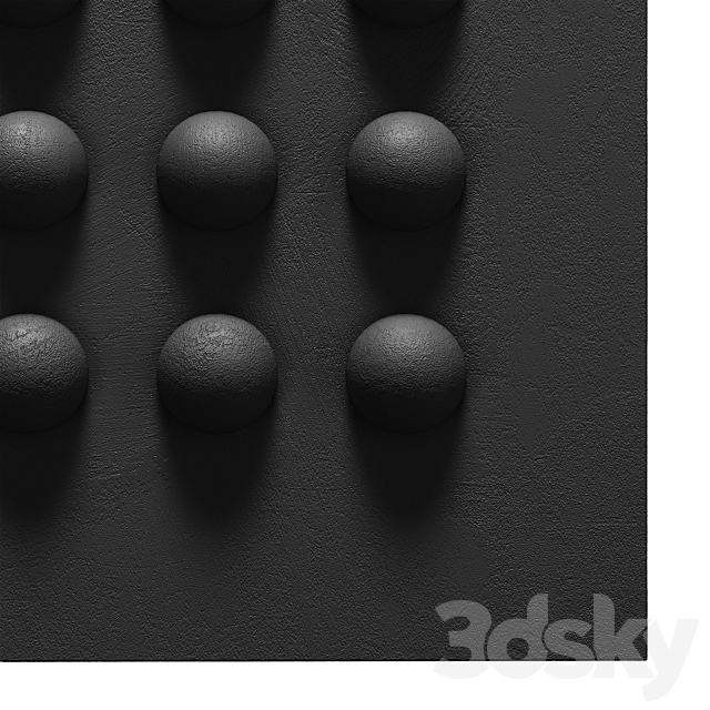 Decorative panel on the wall 26 3DS Max Model - thumbnail 2