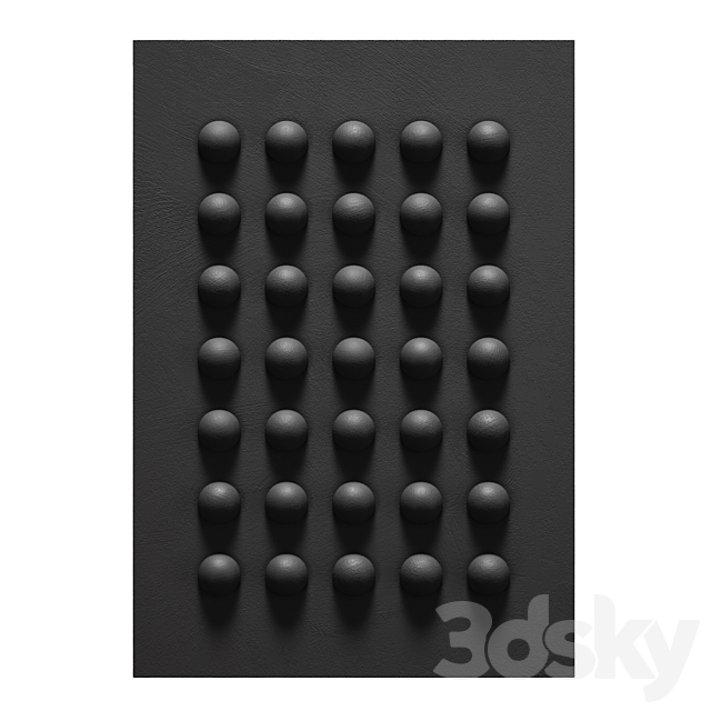 Decorative panel on the wall 26 3DS Max Model - thumbnail 4