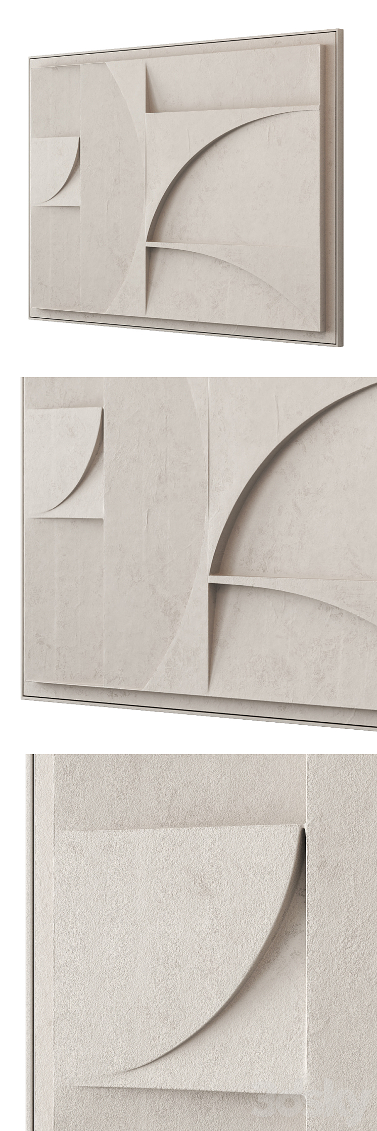 Extra large relief artwork 3DS Max - thumbnail 2