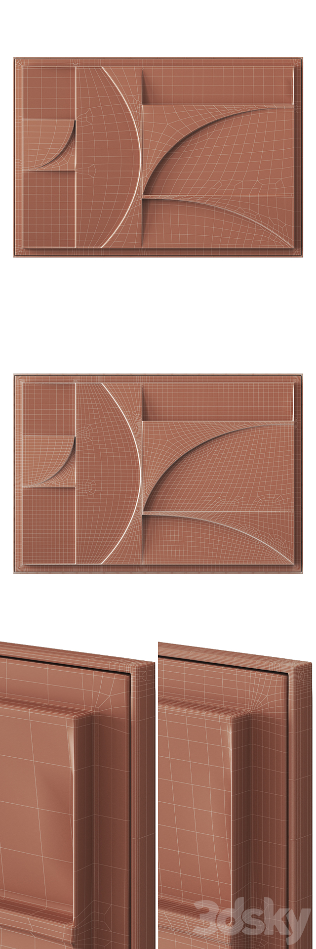 Extra large relief artwork 3DSMax File - thumbnail 5