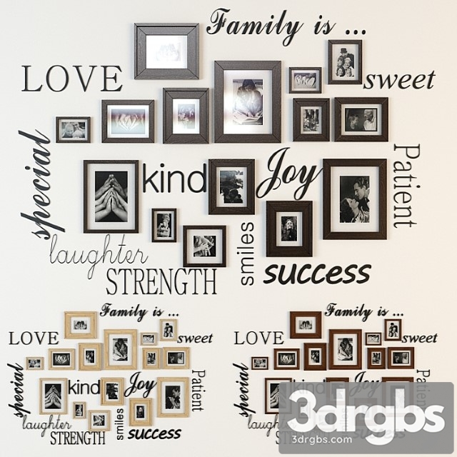 Family photo 3dsmax Download - thumbnail 1