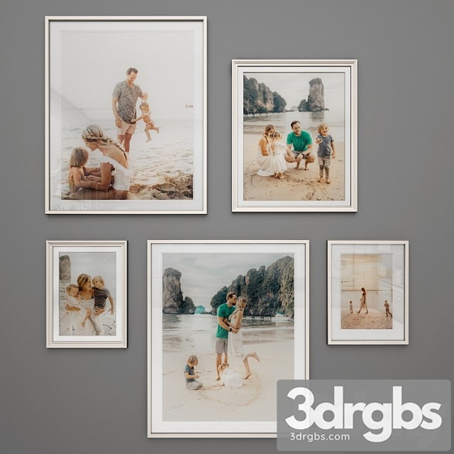 Family photo set 3dsmax Download - thumbnail 1