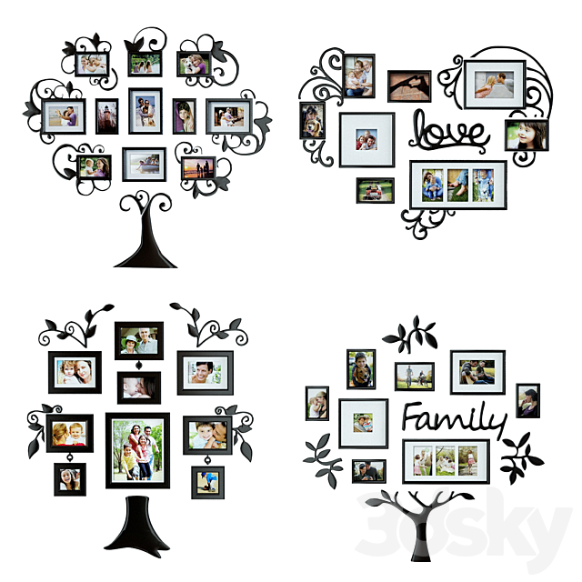 Family tree 3DSMax File - thumbnail 1