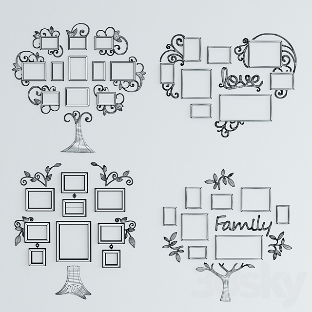 Family tree 3DSMax File - thumbnail 2