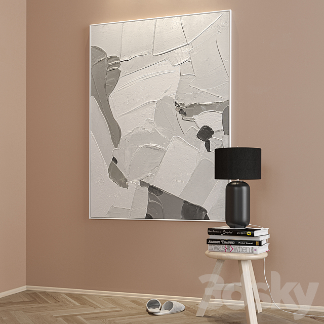 Framed Canvas C-57 3ds Max - thumbnail 2