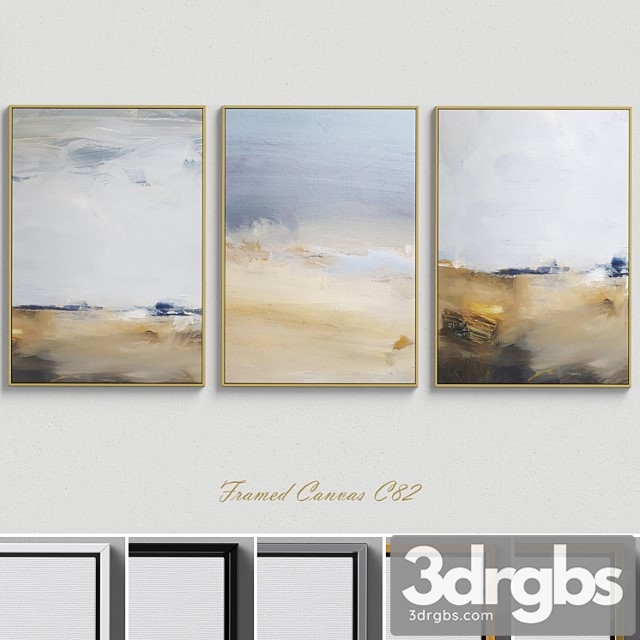 Framed Canvas C 82 3dsmax Download - thumbnail 1