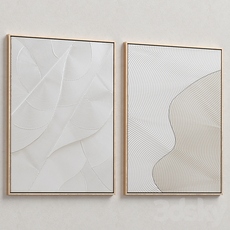 Framed Canvas C-90 3DS Max - thumbnail 2