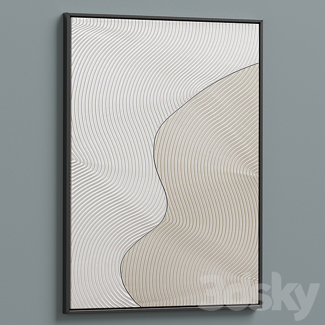 Framed Canvas C-90 3DSMax File - thumbnail 3