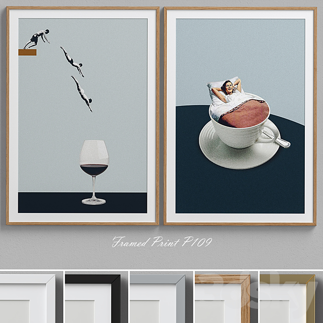 Framed Print P-109 3ds Max - thumbnail 1