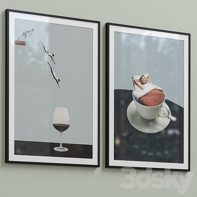 Framed Print P-109 3ds Max - thumbnail 2