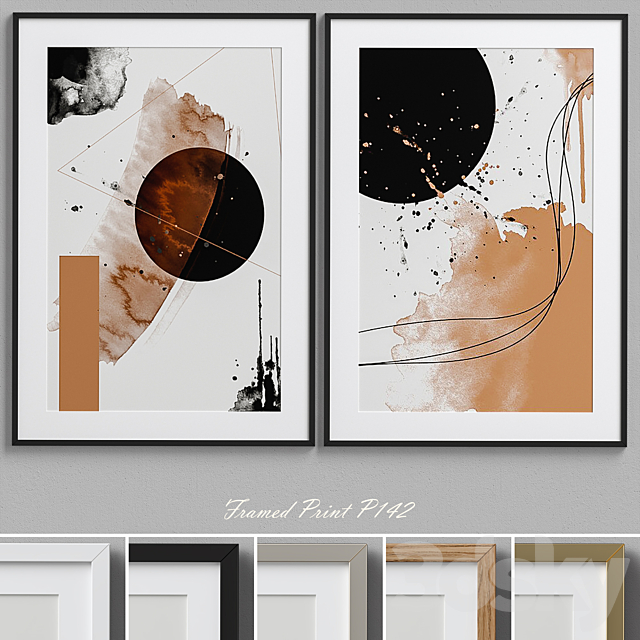 Framed Print P-142 3ds Max - thumbnail 1