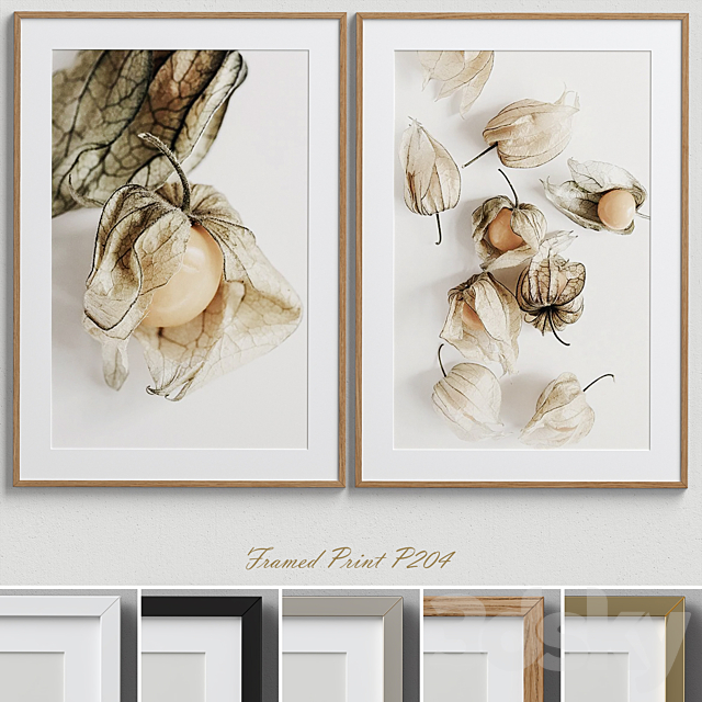 Framed Print P-204 3DSMax File - thumbnail 1