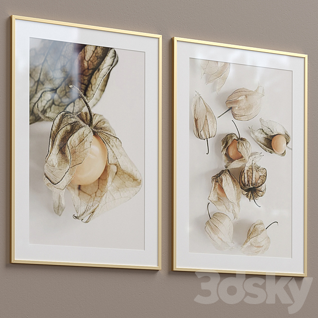 Framed Print P-204 3DSMax File - thumbnail 3