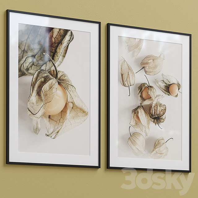 Framed Print P-204 3DSMax File - thumbnail 4