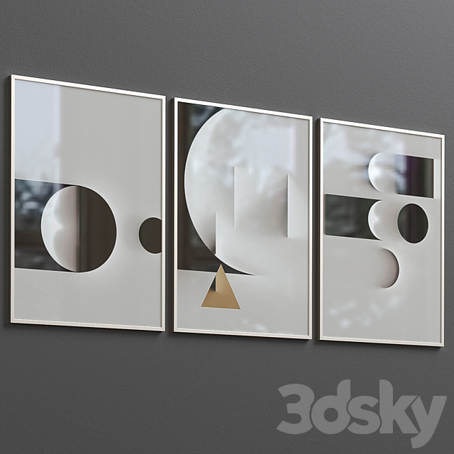 Framed Print P-246 3DSMax File - thumbnail 2