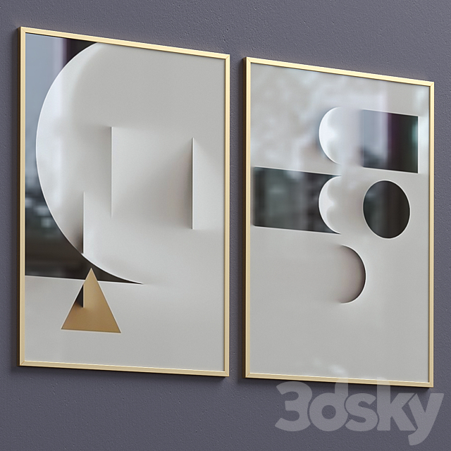 Framed Print P-246 3DSMax File - thumbnail 3