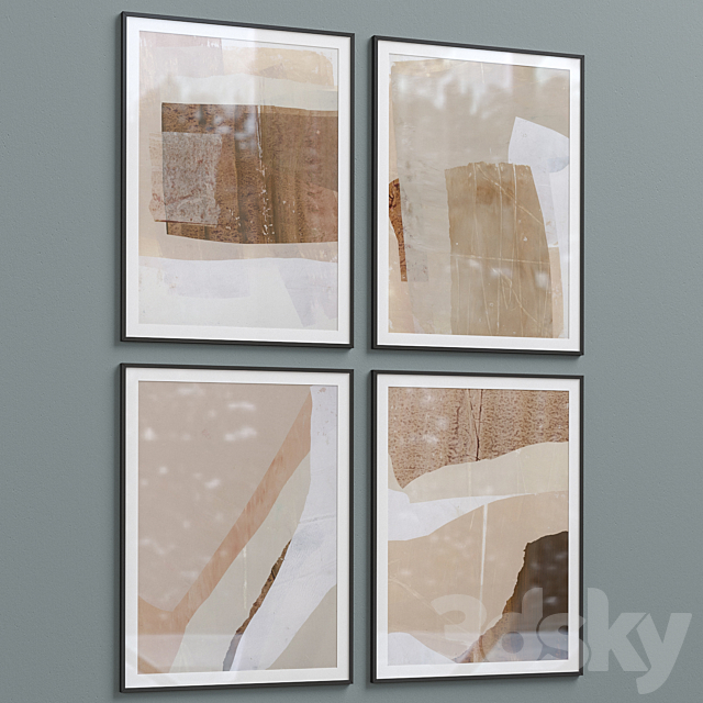 Framed Print P-280 3DSMax File - thumbnail 4