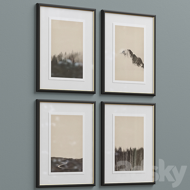 Framed Print P-293 3DSMax File - thumbnail 3