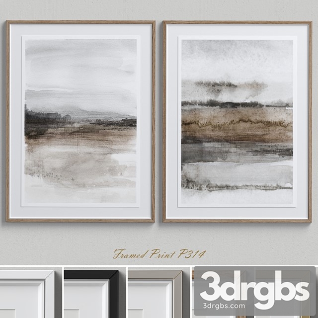 Framed Print P 314 3dsmax Download - thumbnail 1