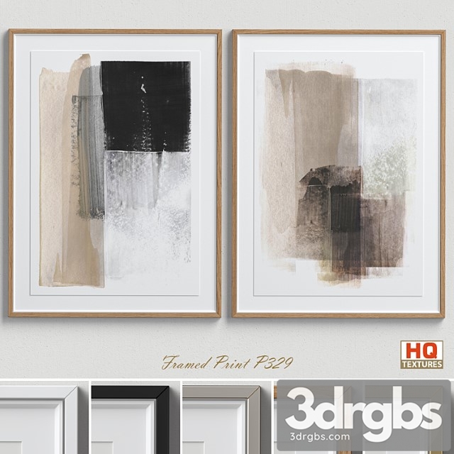 Framed Print P 329 3dsmax Download - thumbnail 1