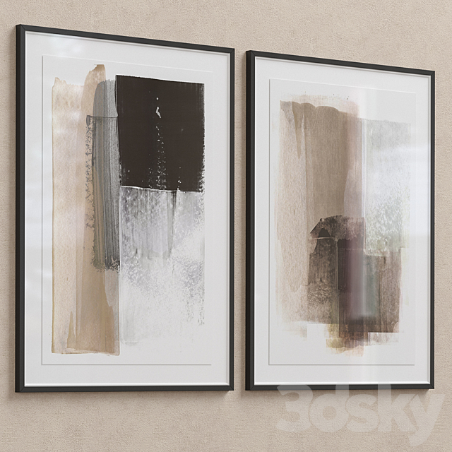 Framed Print P-329 3DSMax File - thumbnail 2