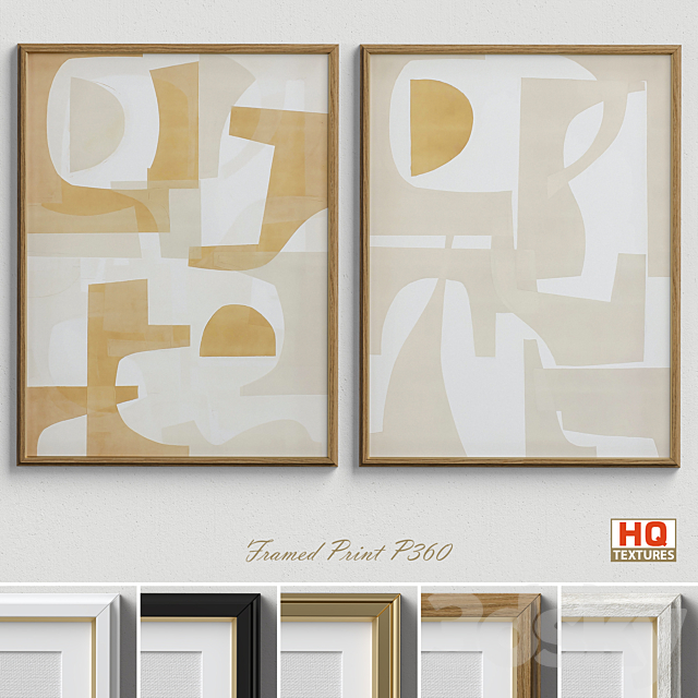 Framed Print P-360 3ds Max - thumbnail 1