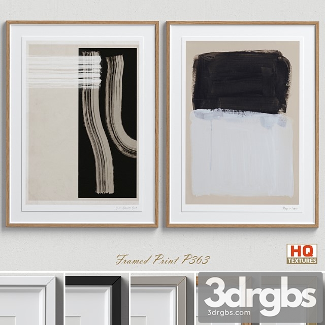 Framed Print P 363 3dsmax Download - thumbnail 1