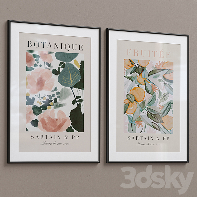 Framed Print P-370 3ds Max - thumbnail 3