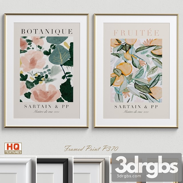 Framed Print P 370 3dsmax Download - thumbnail 1