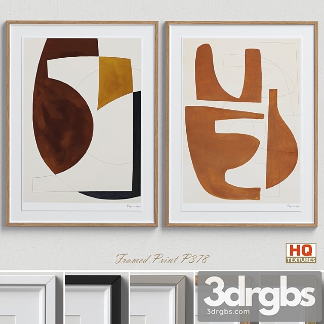 Framed Print P 378 3dsmax Download - thumbnail 1