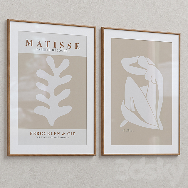 Framed Print P-380 3DS Max Model - thumbnail 3