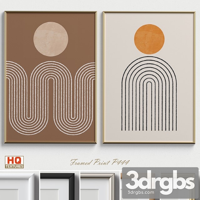 Framed Print P 444 2 3dsmax Download - thumbnail 1