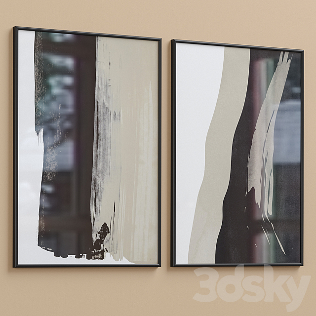 Framed Print P-462 3ds Max - thumbnail 3