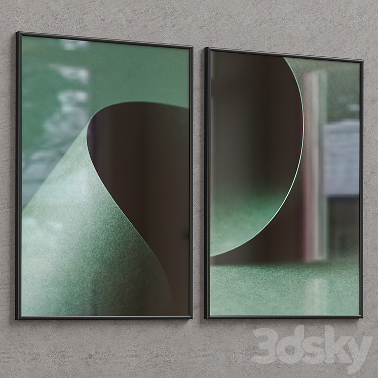 Framed Print P-501 3DS Max Model - thumbnail 2