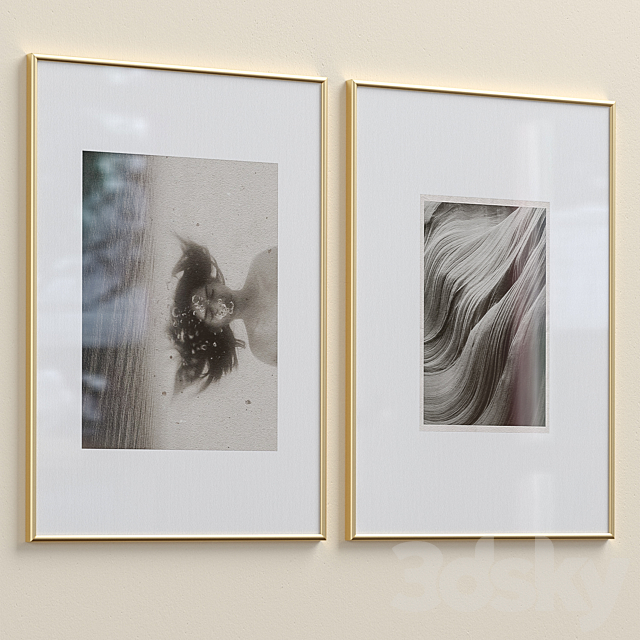 Framed Print P-546 3ds Max - thumbnail 3