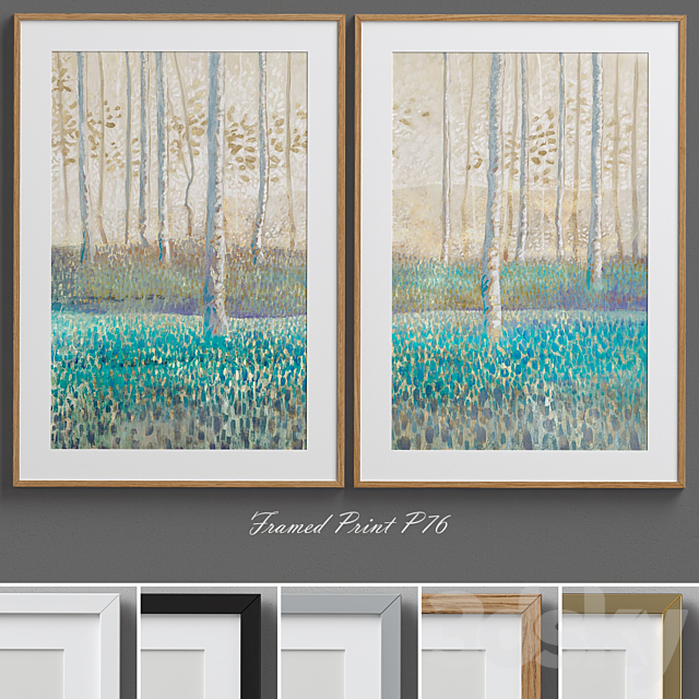 Framed Print P-76 3ds Max - thumbnail 1