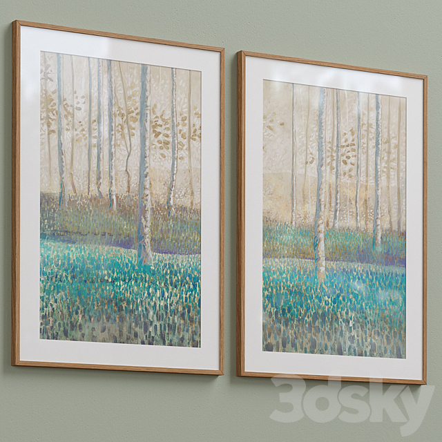 Framed Print P-76 3ds Max - thumbnail 3