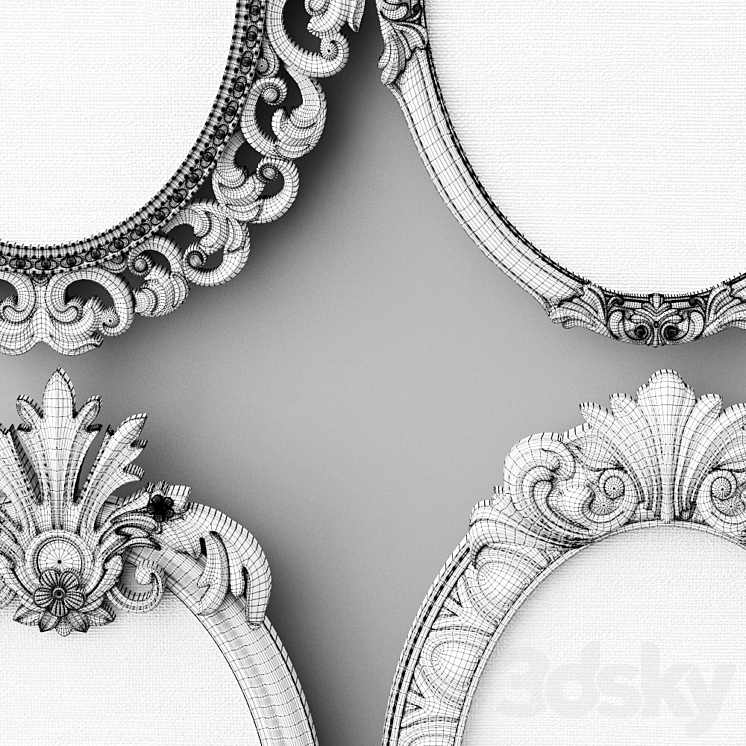 Frames frame. Set 3 3DS Max - thumbnail 2