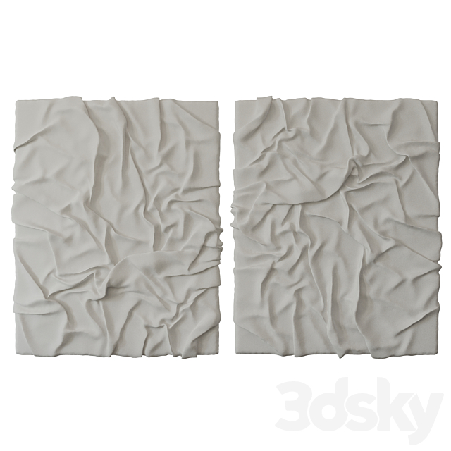 Gypsum panel 02 3DS Max Model - thumbnail 3