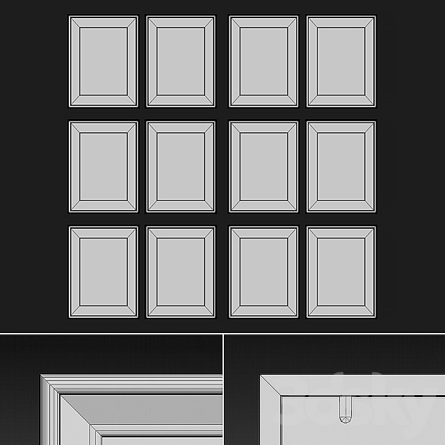 IKEA Knoppang Collage 17 3DSMax File - thumbnail 3