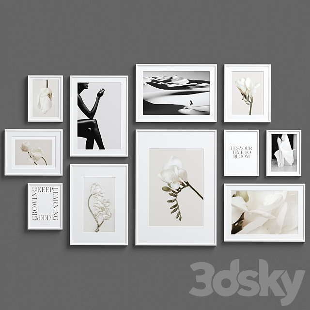 Interior Picture Frames Set-34 3ds Max - thumbnail 3