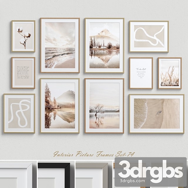 Interior picture frames set-74 - thumbnail 1