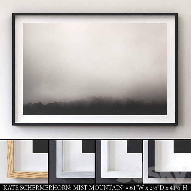 KATE SCHERMERHORN: MIST MOUNTAIN 3ds Max - thumbnail 1