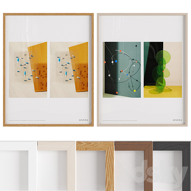 Kinfolk Posters Set 03 3ds Max - thumbnail 1