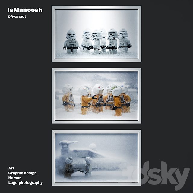 Lego photography 3DSMax File - thumbnail 1